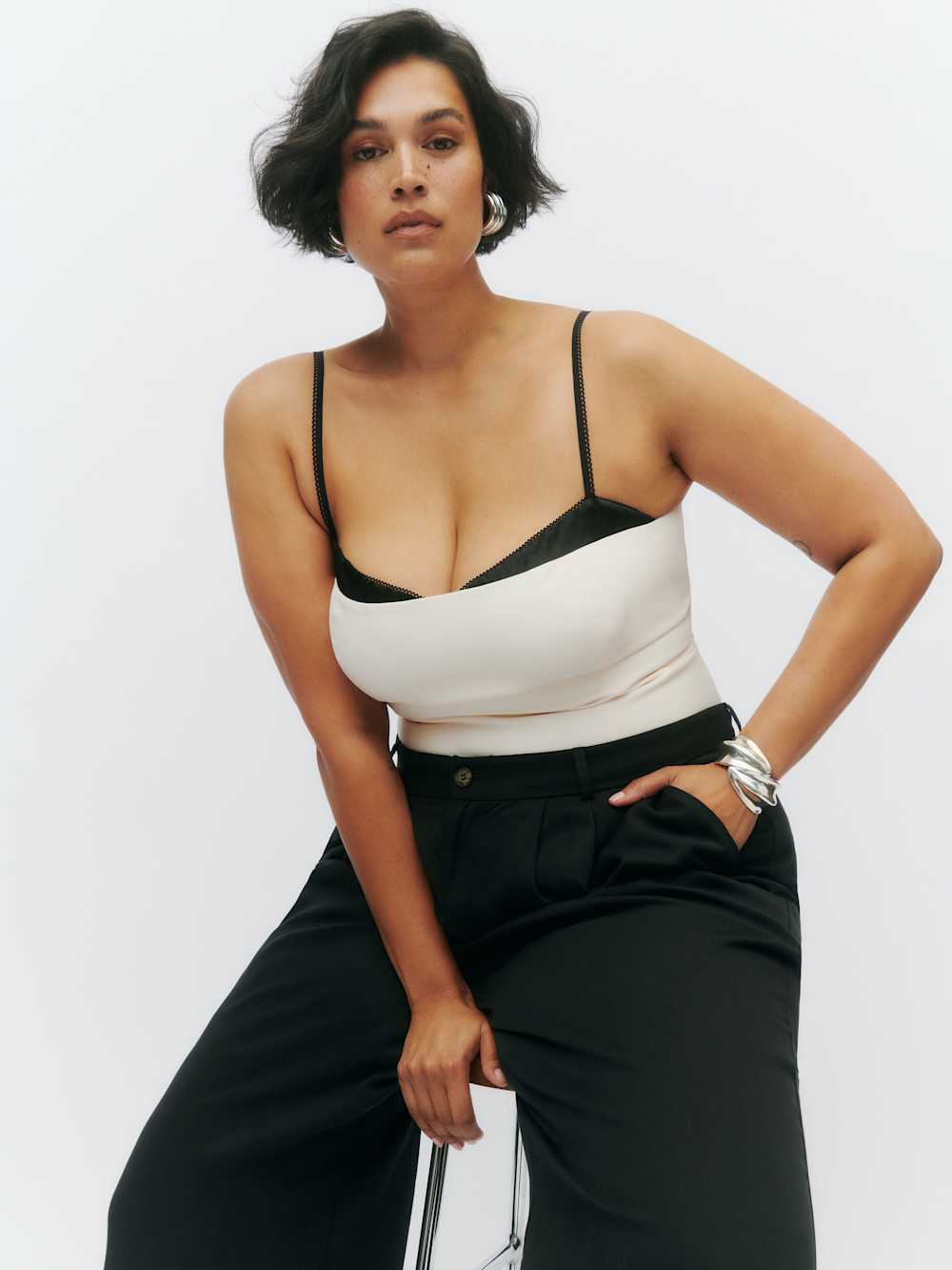 Reformation Melanie Top Es - Ivory