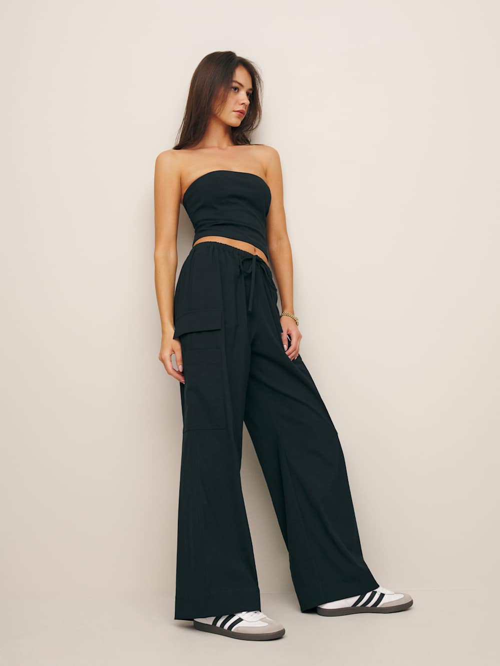 Reformation Stella Two Piece - Black
