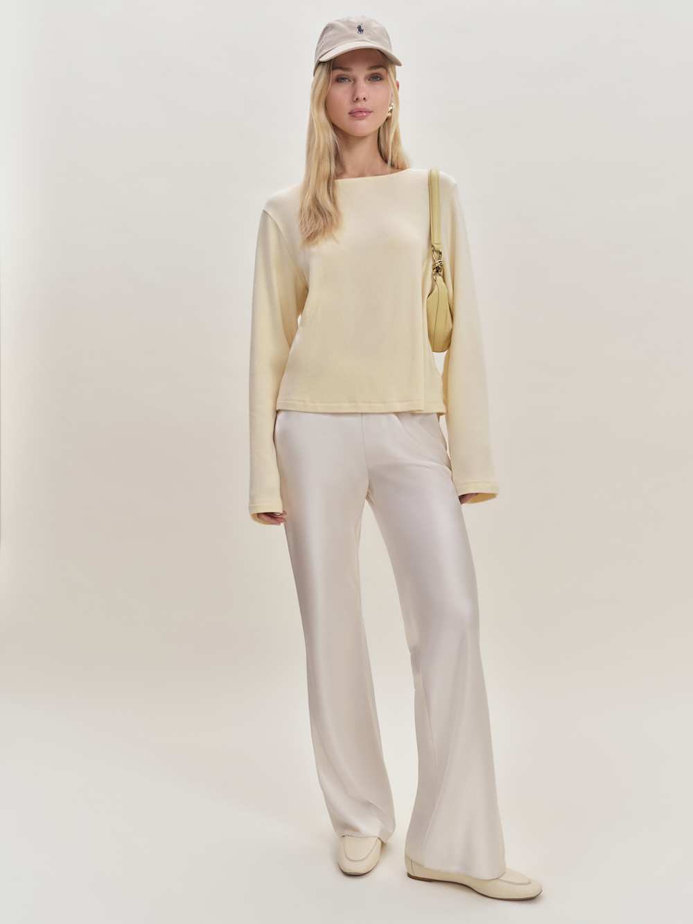 Reformation Eternity Knit Top - Custard