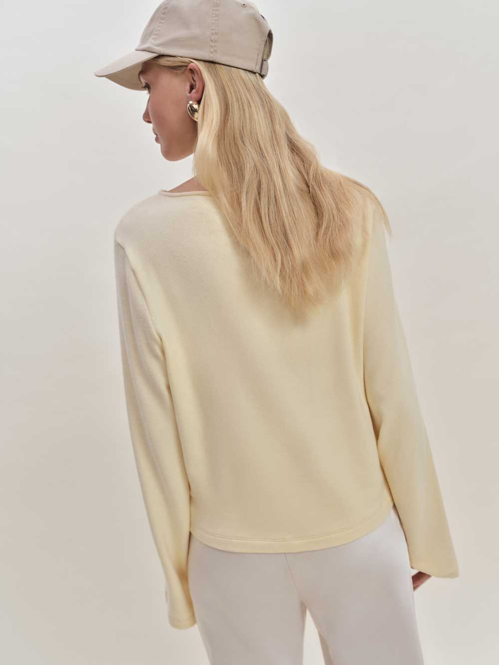 Reformation Eternity Knit Top - Custard
