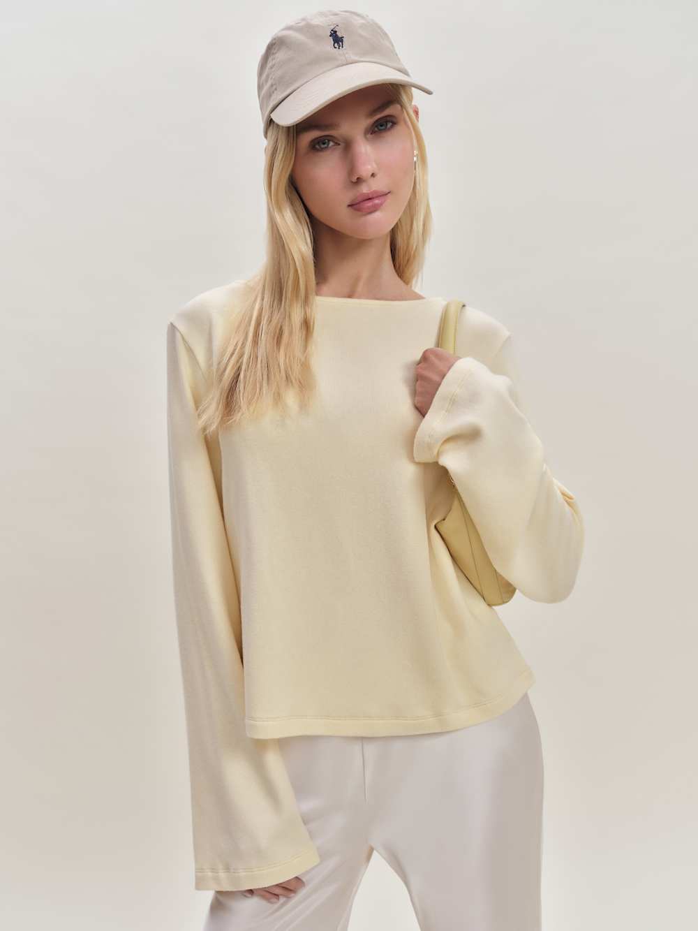 Reformation Eternity Knit Top - Custard