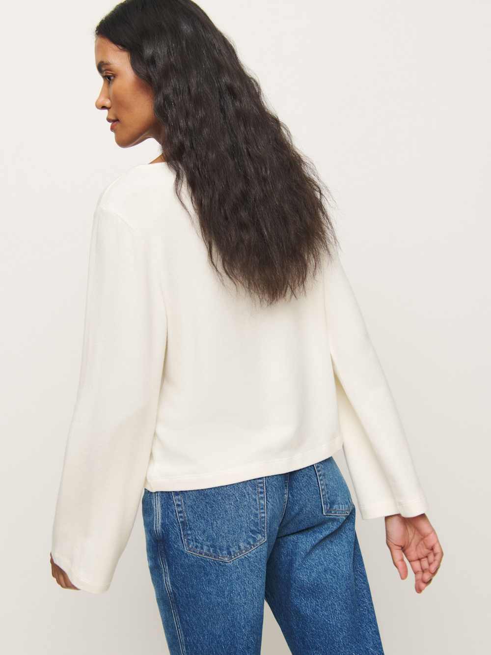 Reformation Eternity Knit Top - Fior Di Latte