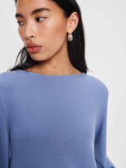 Reformation Eternity Knit Top - Neptune Blue