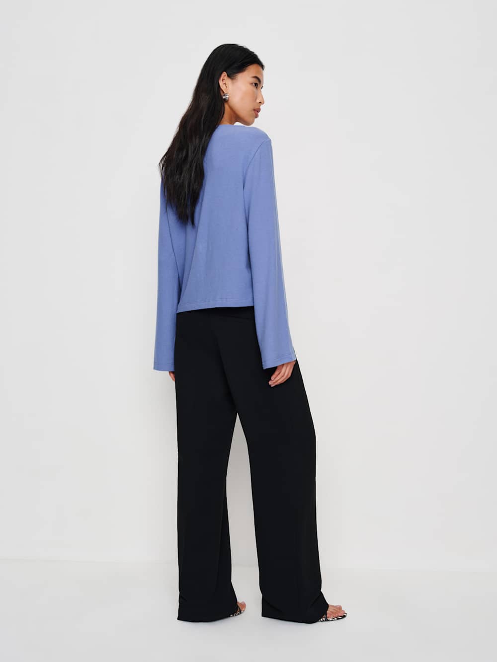 Reformation Eternity Knit Top - Neptune Blue