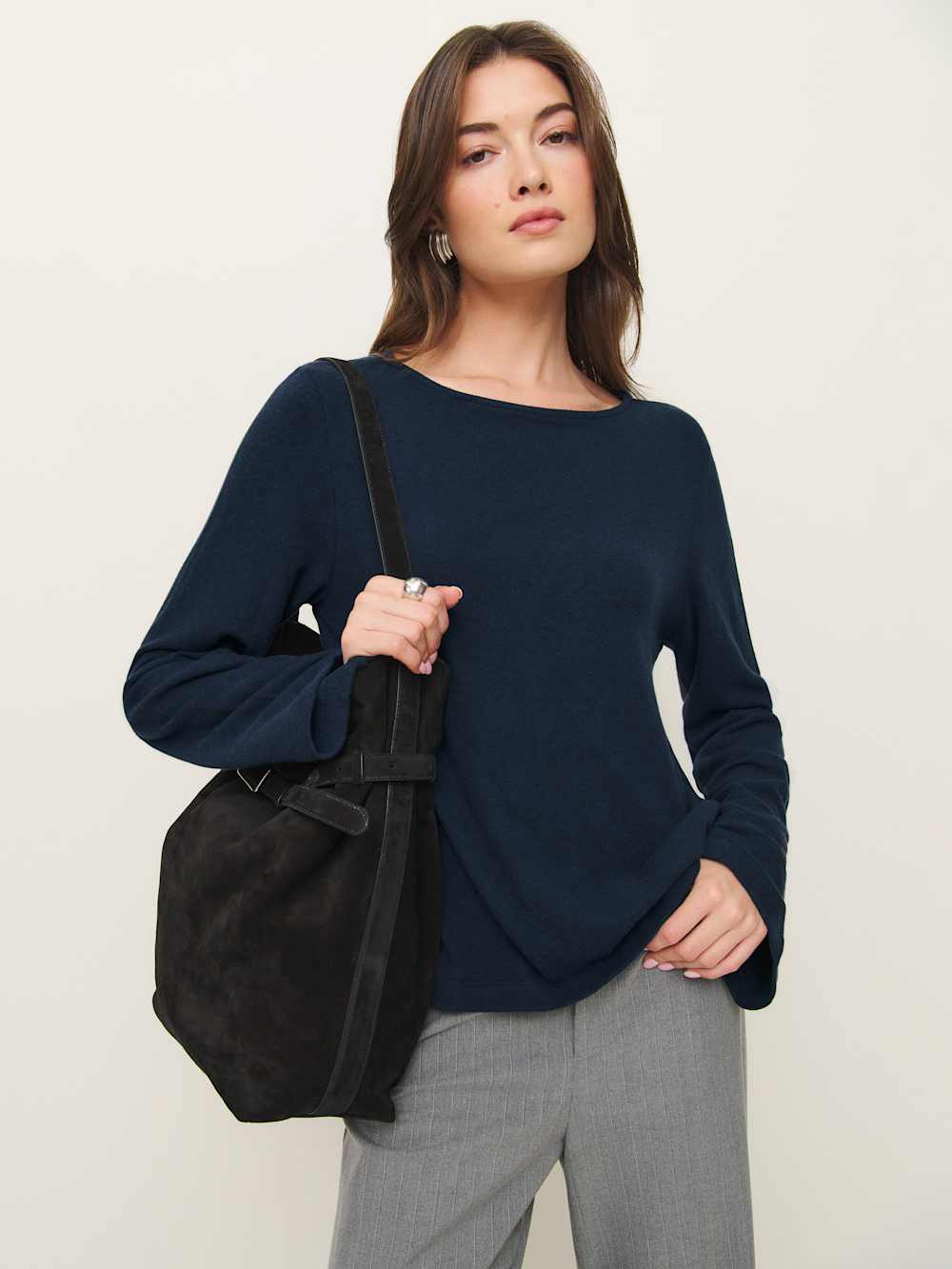 Reformation Eternity Knit Top - Midnight