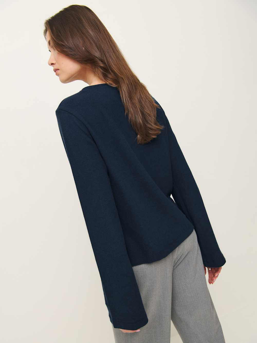 Reformation Eternity Knit Top - Midnight