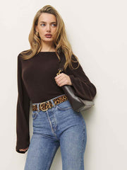 Reformation Eternity Knit Top - Mole