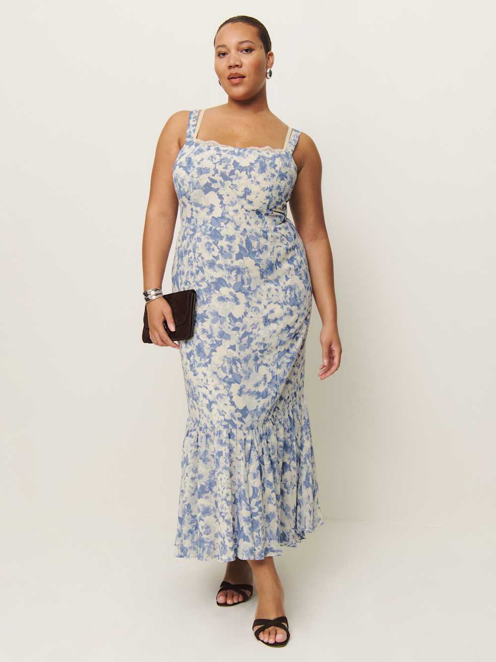 Reformation Irisa Dress Es - Larkspur