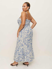 Reformation Irisa Dress Es - Larkspur