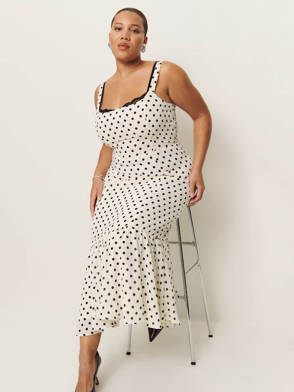 Reformation Irisa Dress Es - Portofino