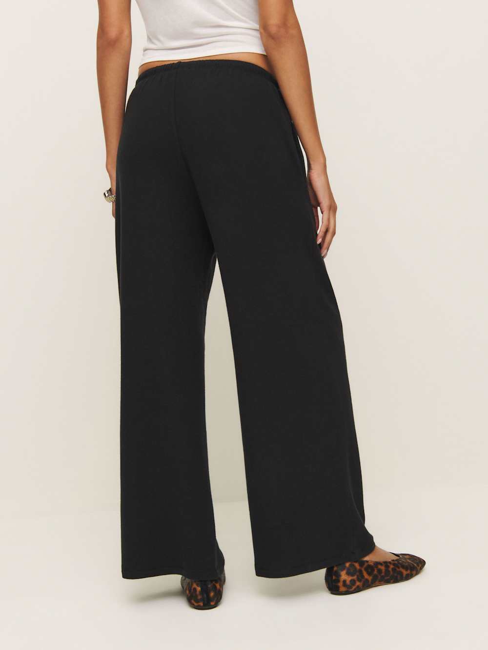 Reformation Olina Knit Pant - Black