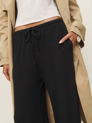 Reformation Olina Knit Pant - Black