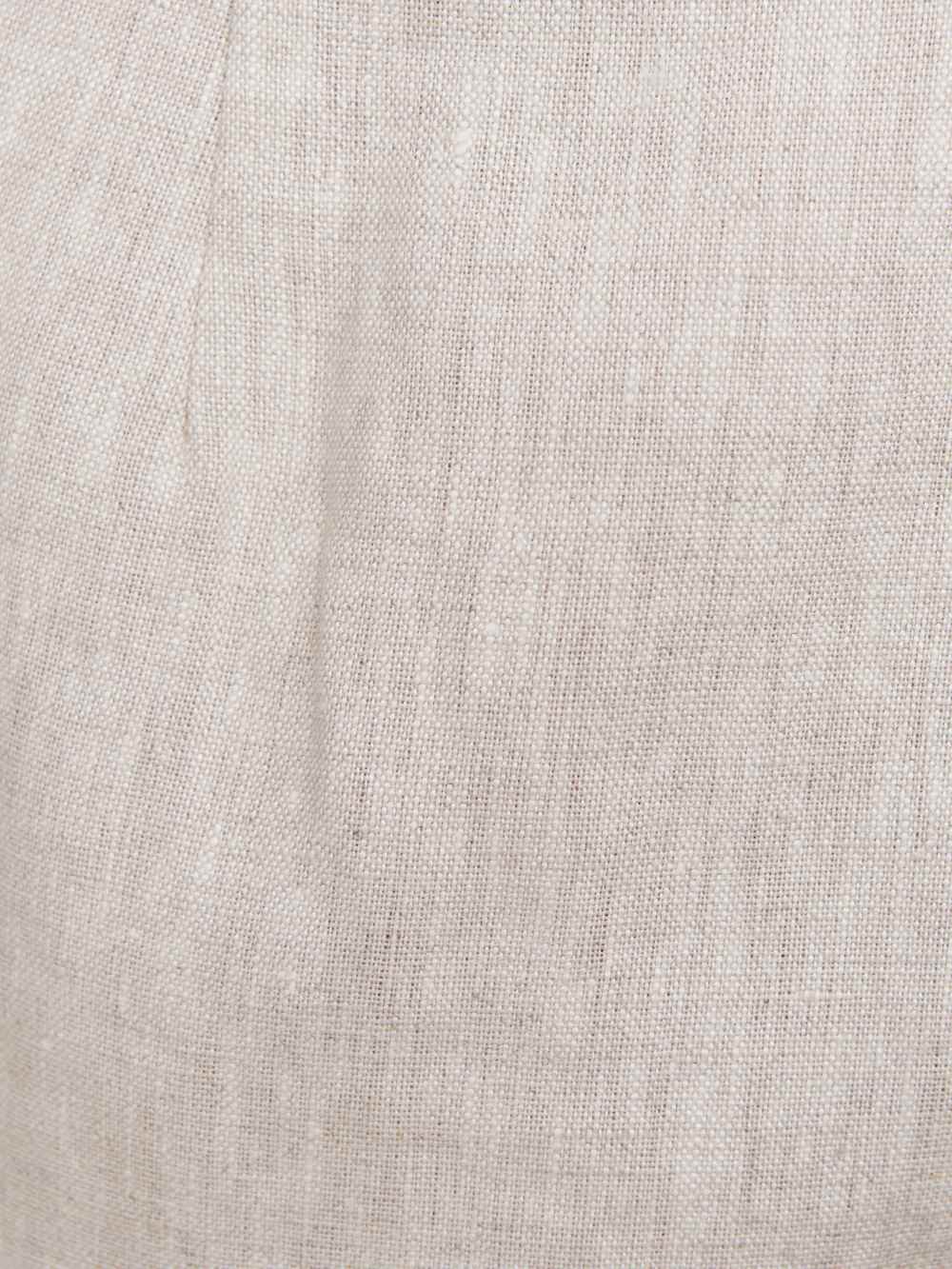 Reformation Alex Linen Mid Rise Pant - Oatmeal
