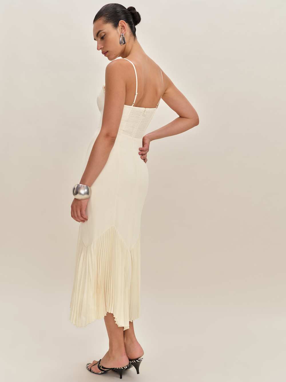 Reformation Aiko Dress - Fior Di Latte