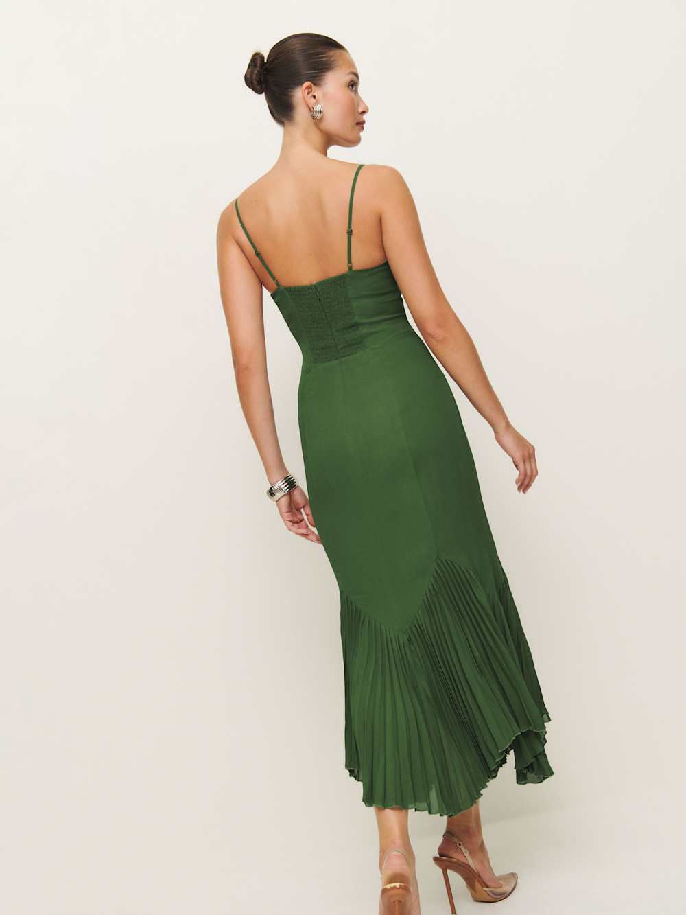 Reformation Aiko Dress - Moss