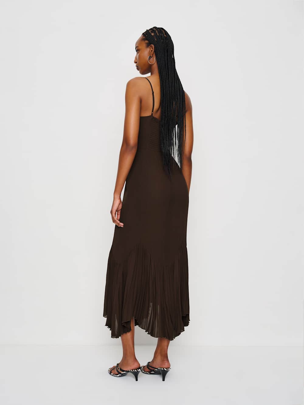 Reformation Aiko Dress - Mole