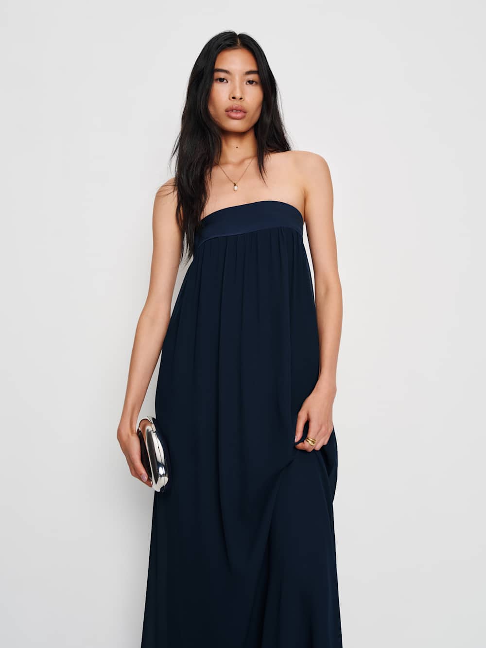 Reformation Maribelle Dress - Navy