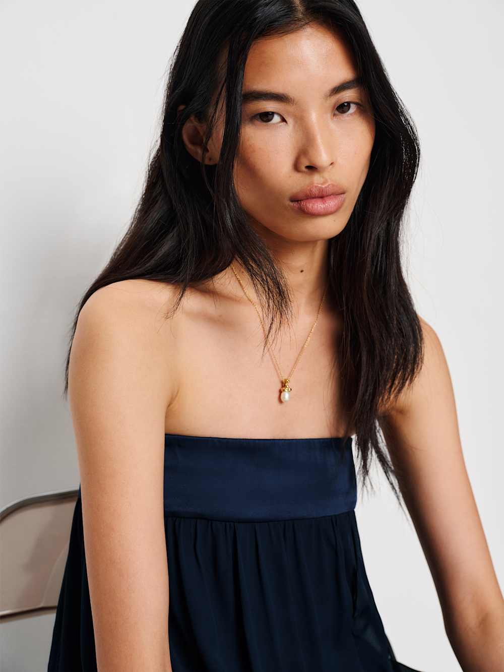 Reformation Maribelle Dress - Navy