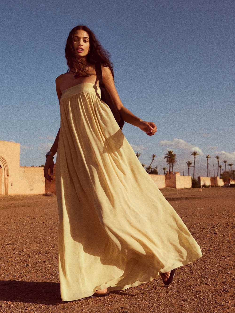 Reformation Maribelle Dress - Parmesan