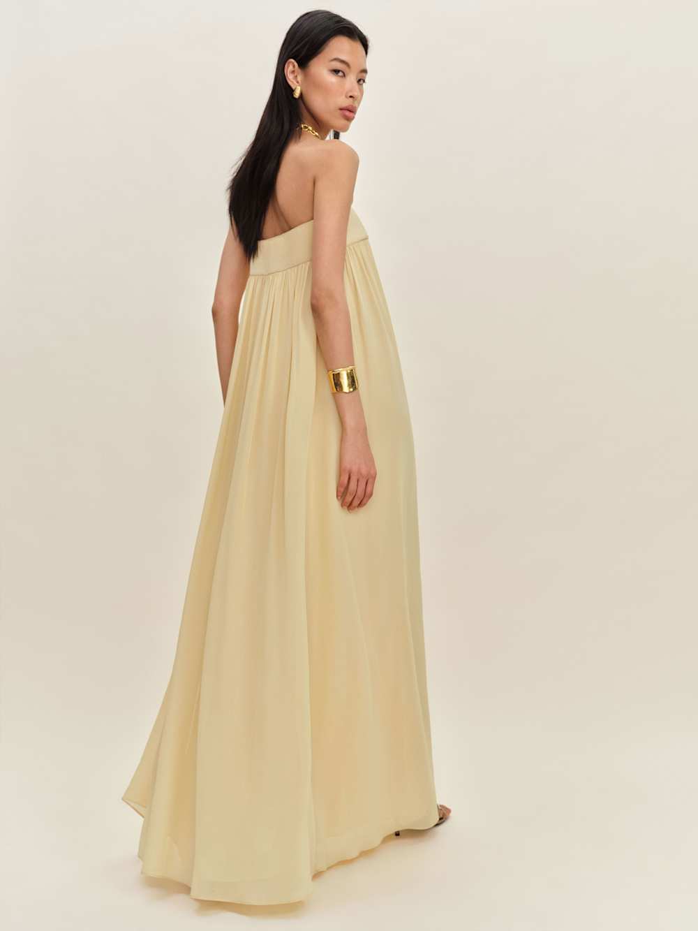 Reformation Maribelle Dress - Parmesan
