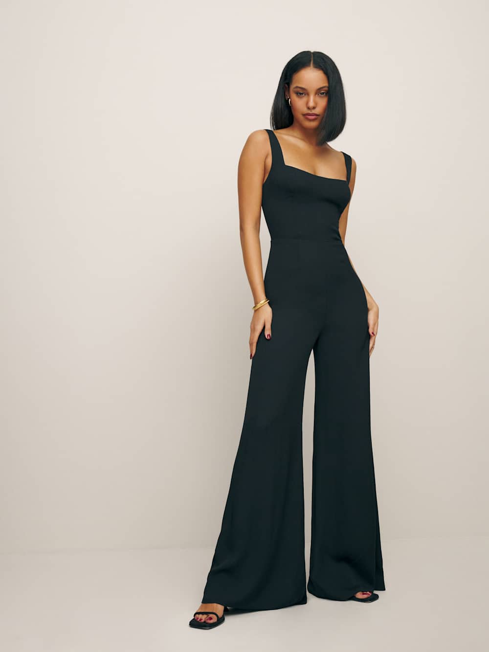 Reformation Kallie Jumpsuit - Black