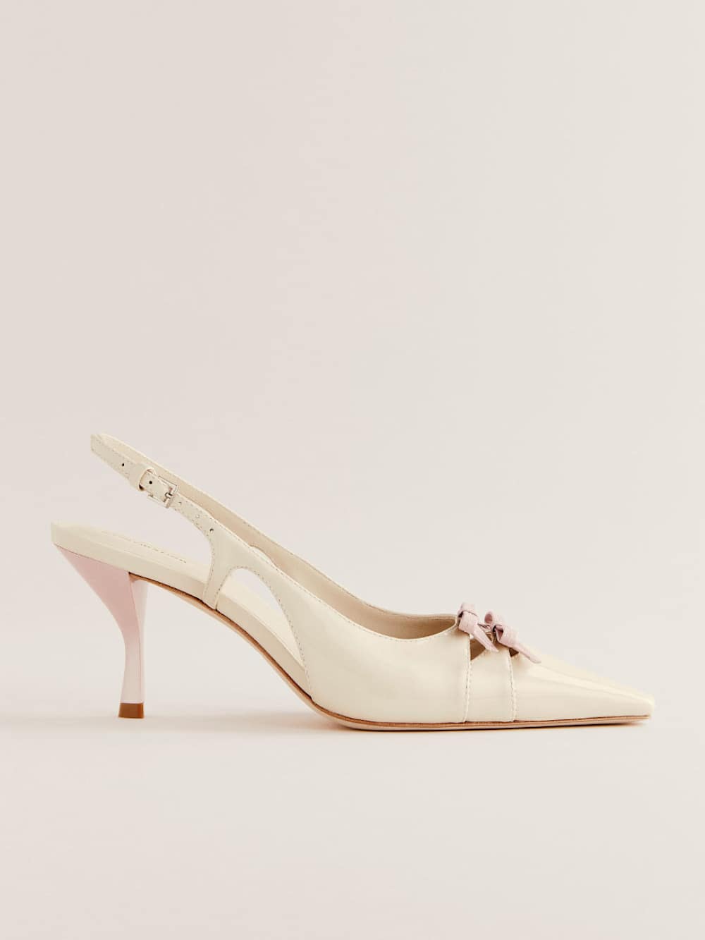 Reformation Noreen Slingback Pump - Almond Alabaster