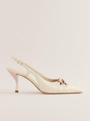 Reformation Noreen Slingback Pump - Almond Alabaster