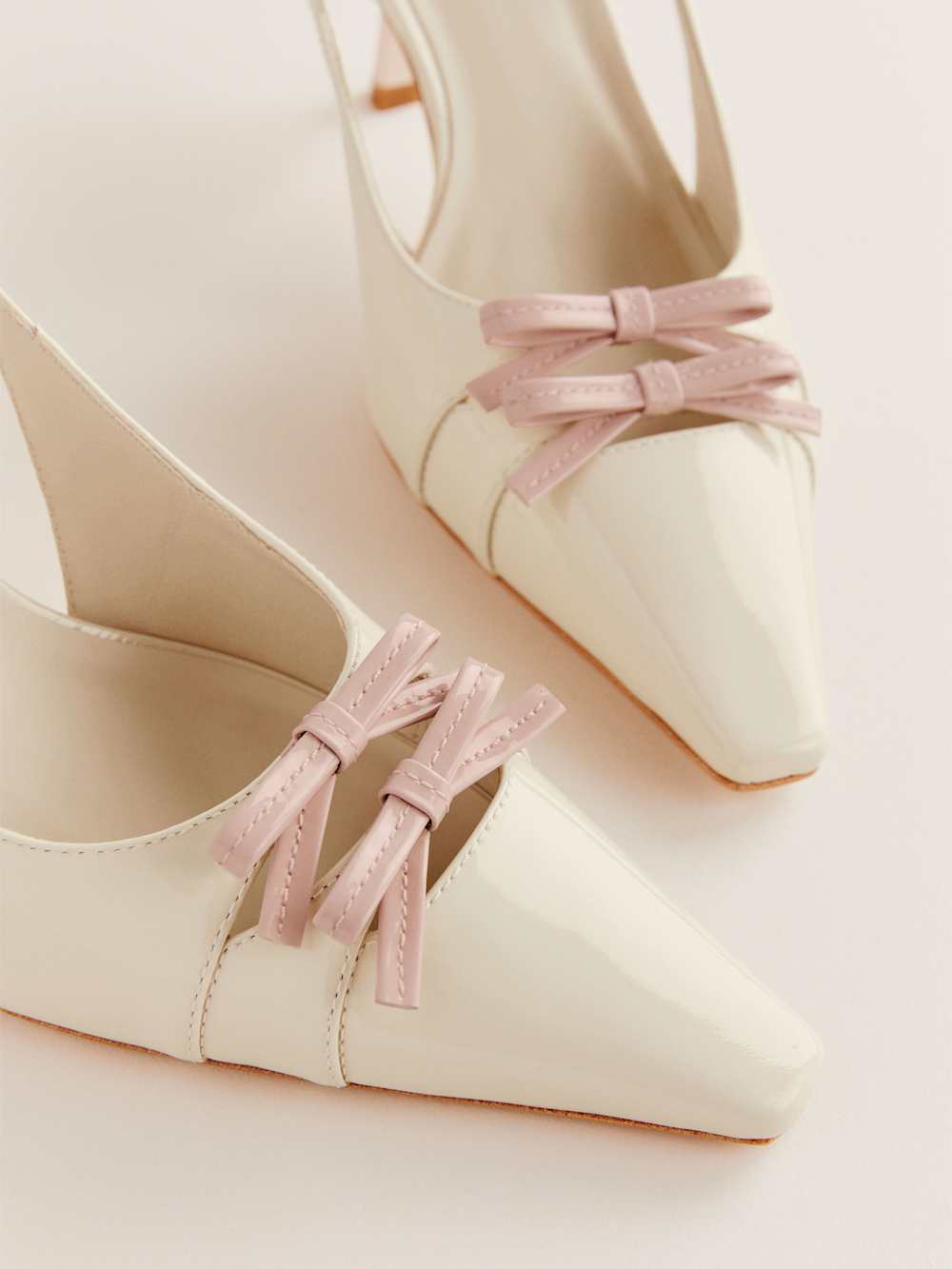 Reformation Noreen Slingback Pump - Almond Alabaster