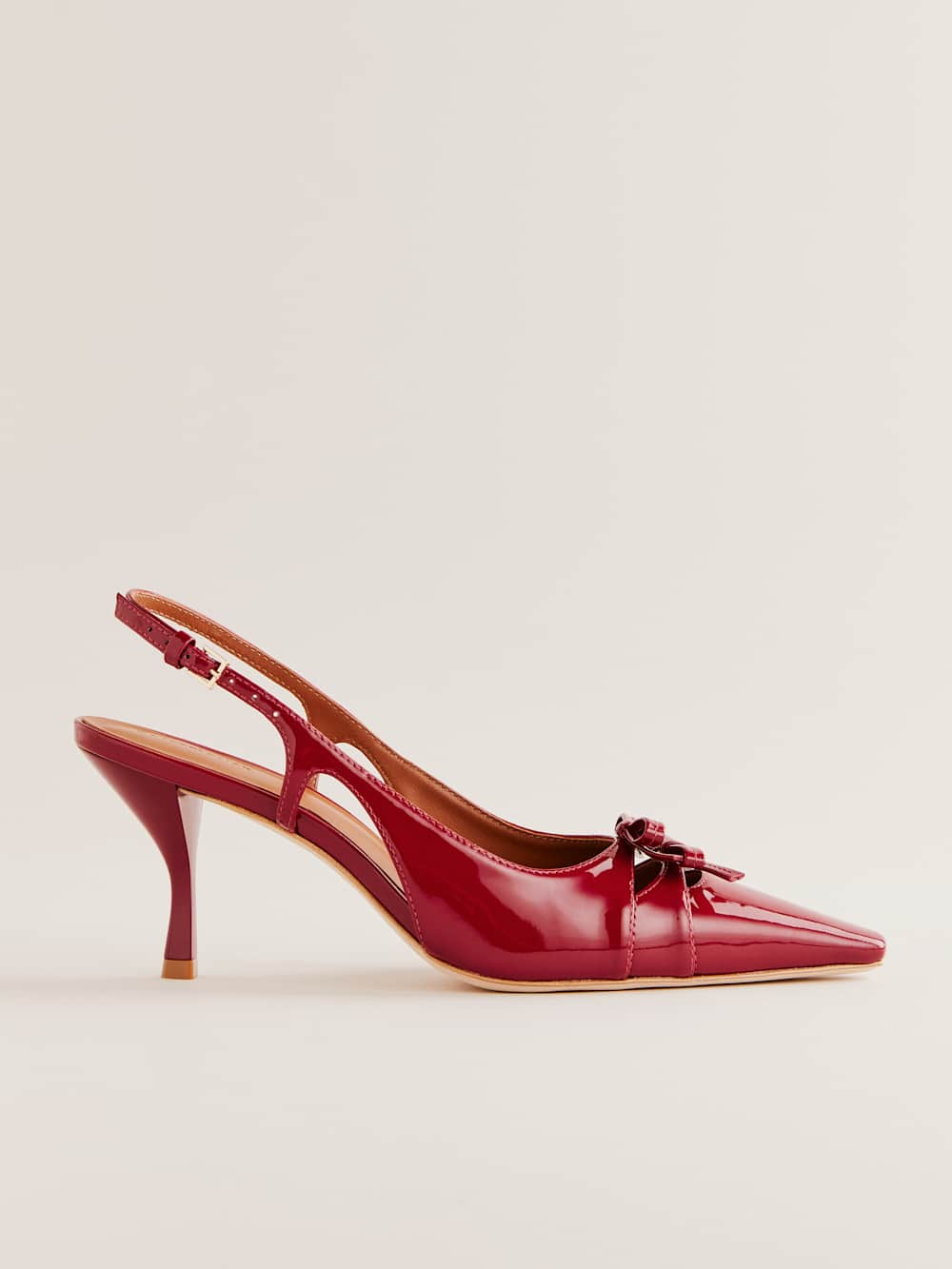 Reformation Noreen Slingback Pump - Scarlet Patent