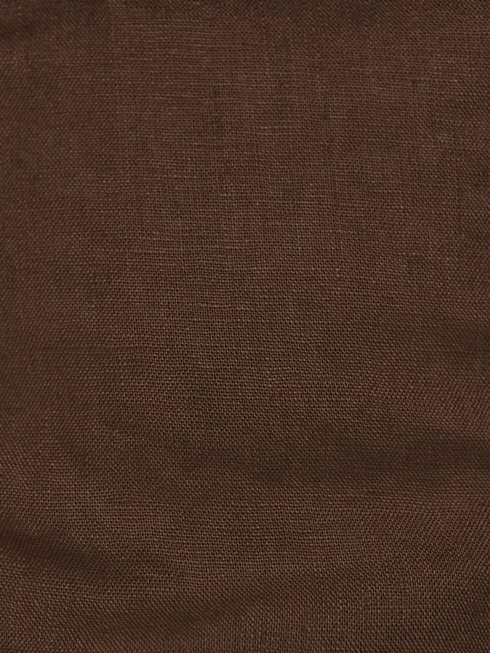 Reformation Malika Linen Top - Chocolate Cake