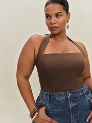 Reformation Malika Linen Top Es - Chocolate Cake