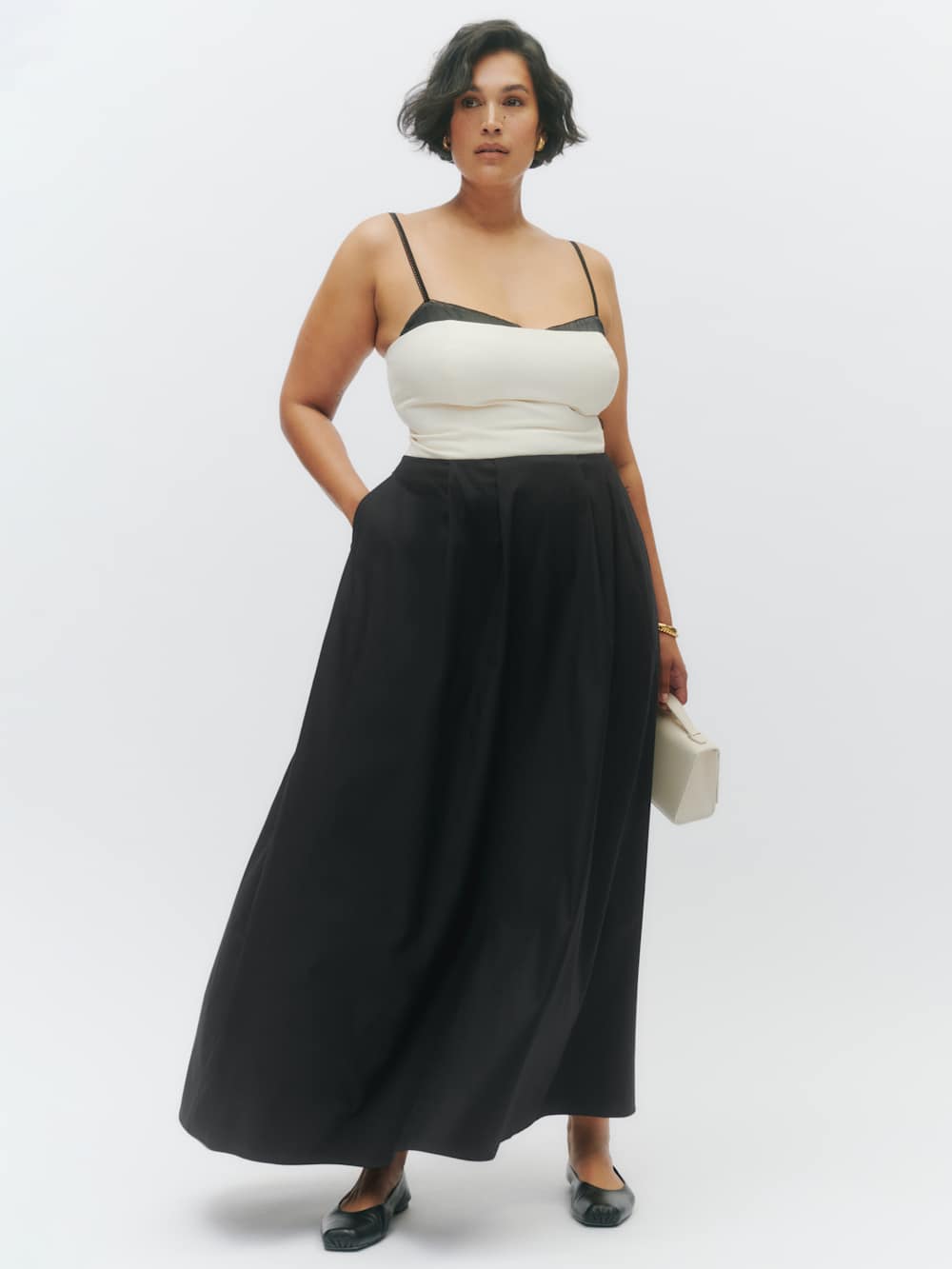Reformation Lucy Skirt Es - Black