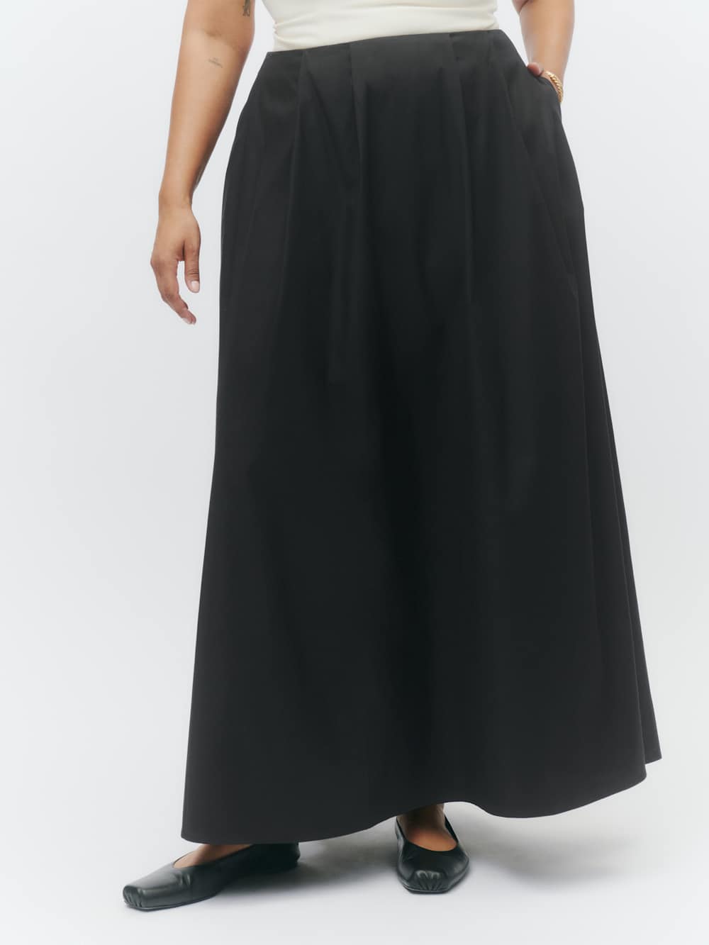 Reformation Lucy Skirt Es - Black