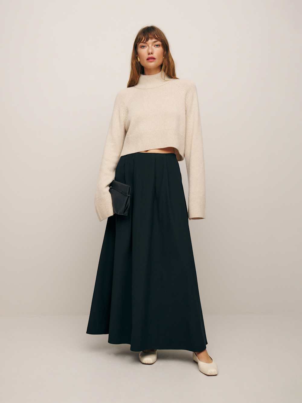 Reformation Petites Lucy Skirt - Black
