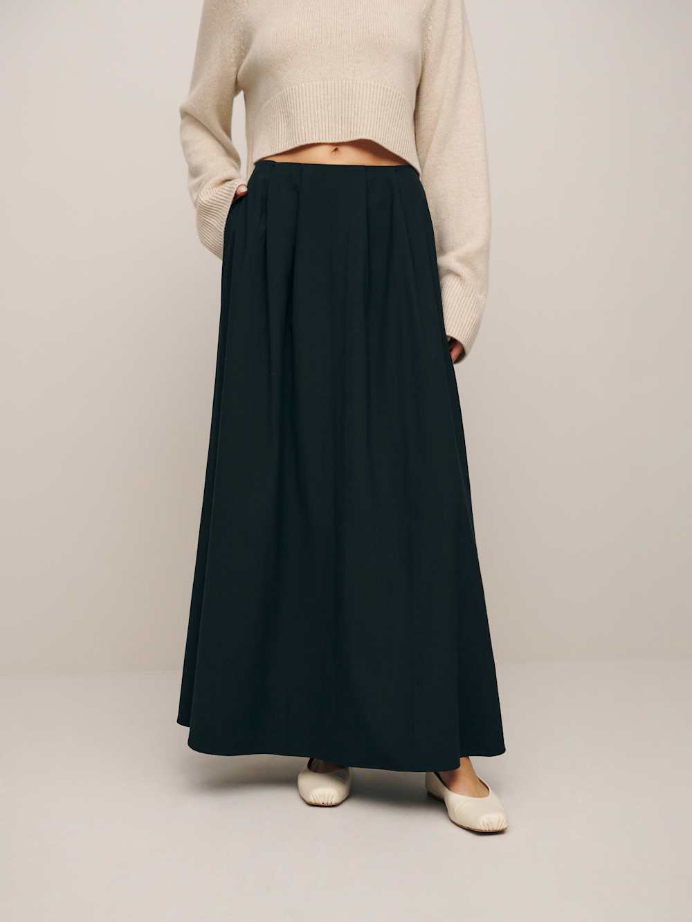 Reformation Petites Lucy Skirt - Black