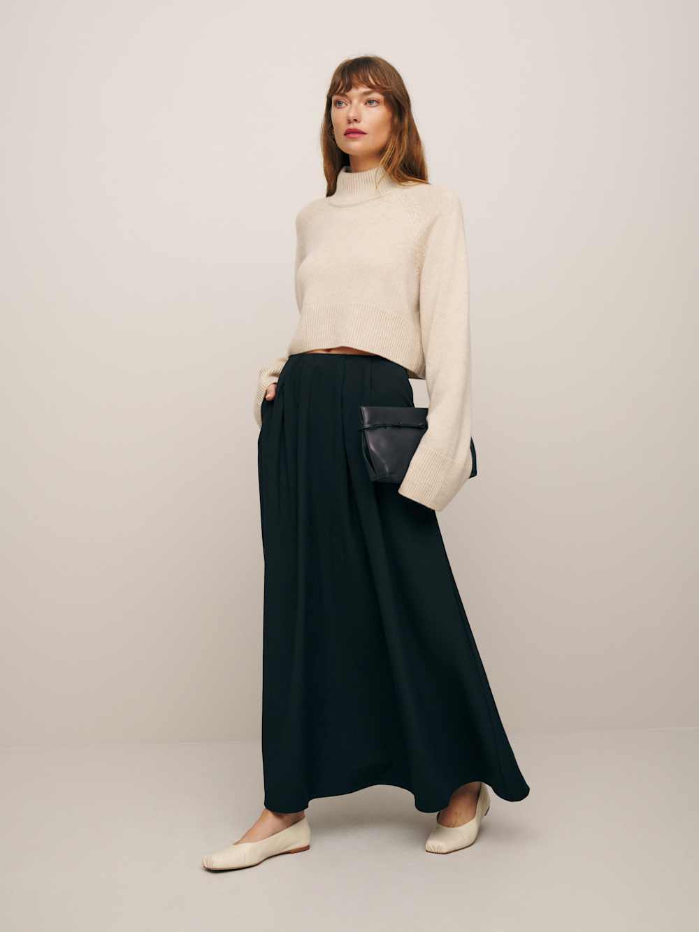 Reformation Petites Lucy Skirt - Black