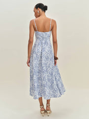 Reformation Monette Linen Dress - Chloe