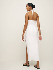 Reformation Sadey Linen Dress - White