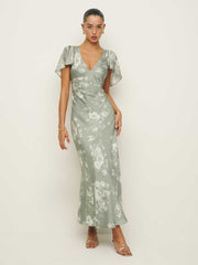 Reformation Vida Satin Dress - Vendela