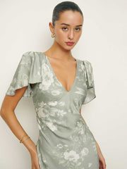 Reformation Vida Satin Dress - Vendela