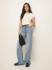 Reformation Olive Knit Top - Fior Di Latte