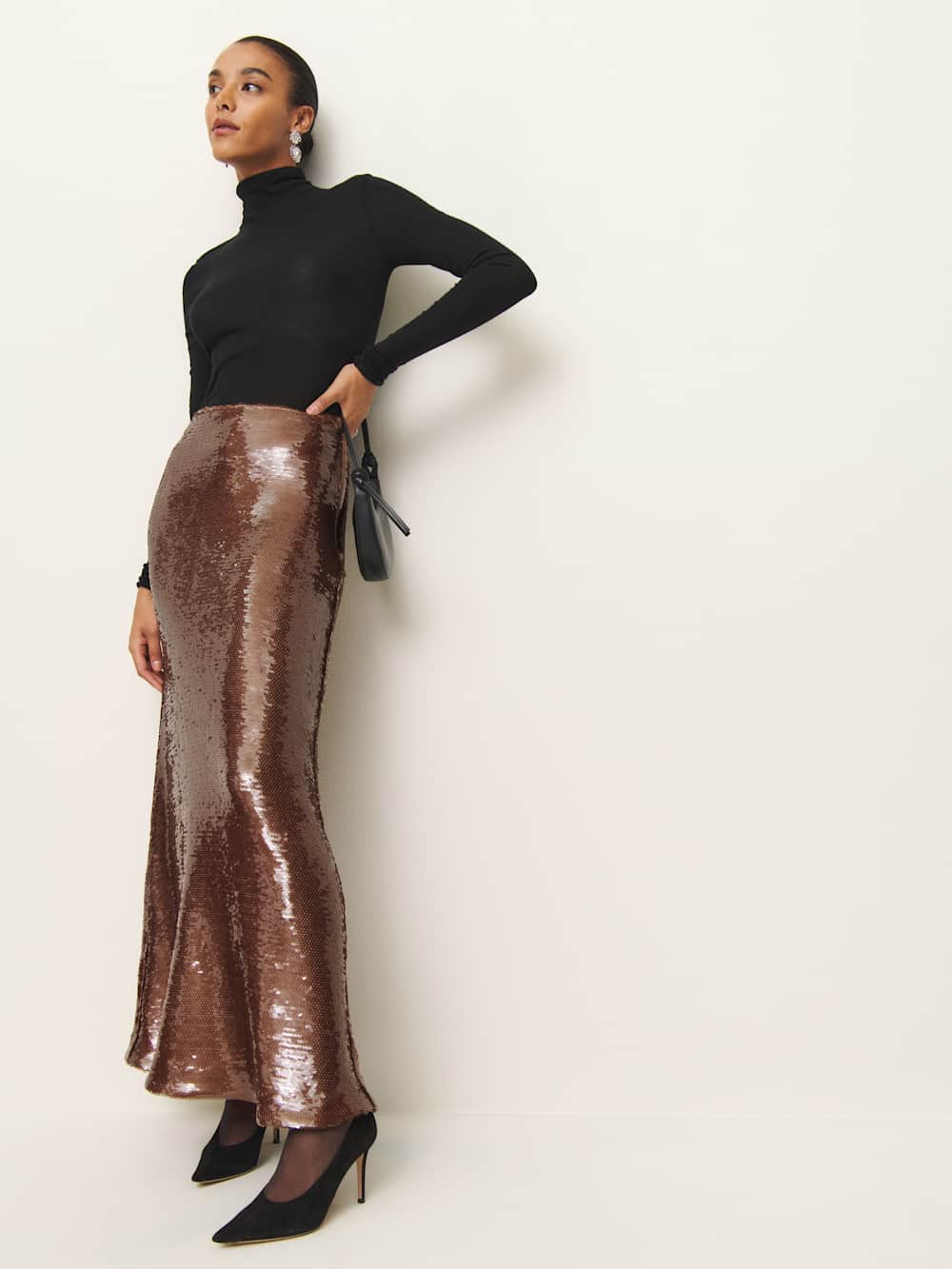 Reformation Gabriella Skirt - Terra