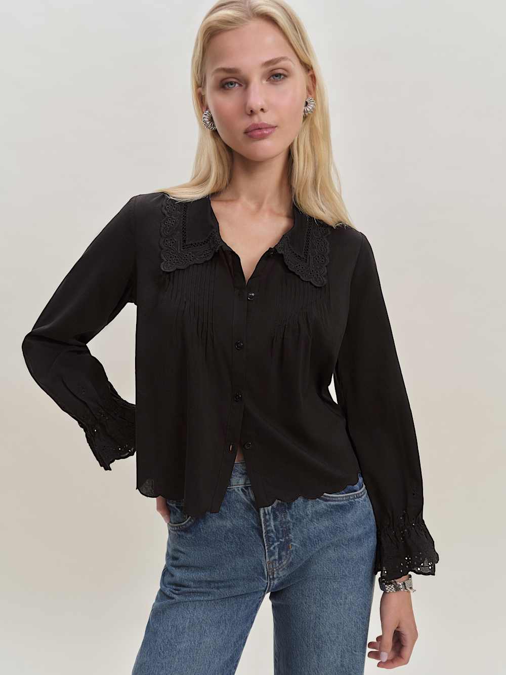 Reformation Juni Top - Black