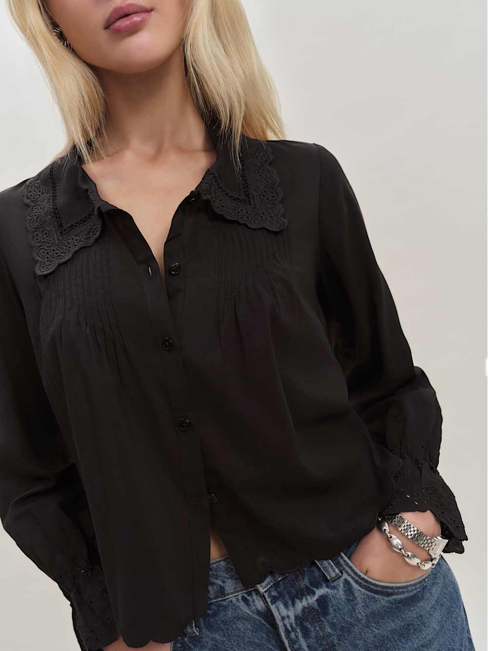 Reformation Juni Top - Black