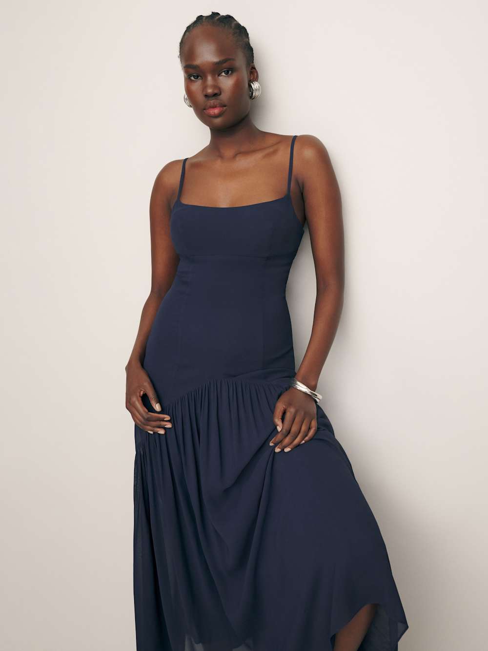 Reformation Catana Dress - Navy