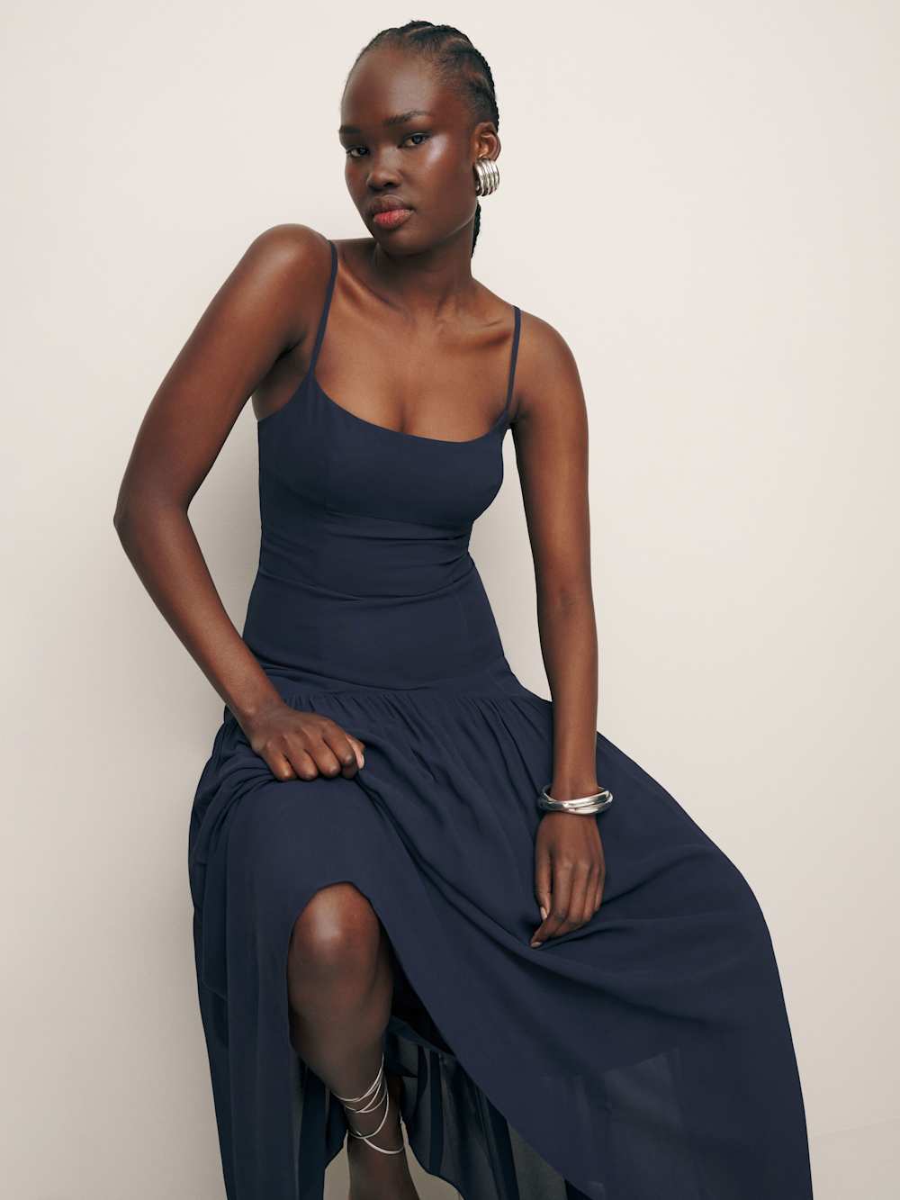 Reformation Catana Dress - Navy