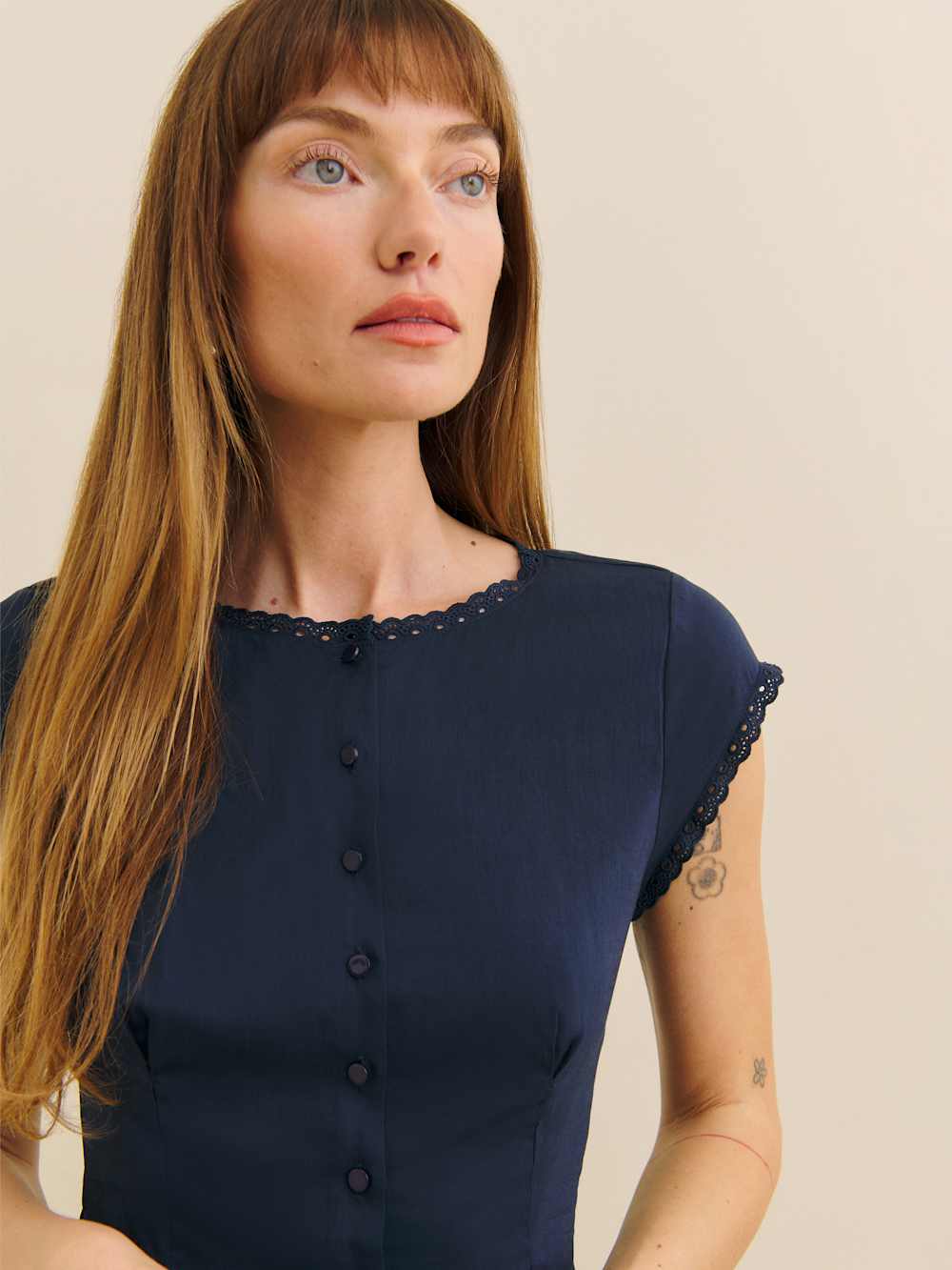 Reformation Valetta Two Piece - Navy
