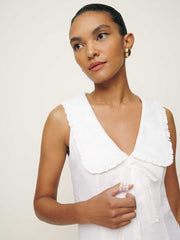 Reformation Soraya Linen Dress - White
