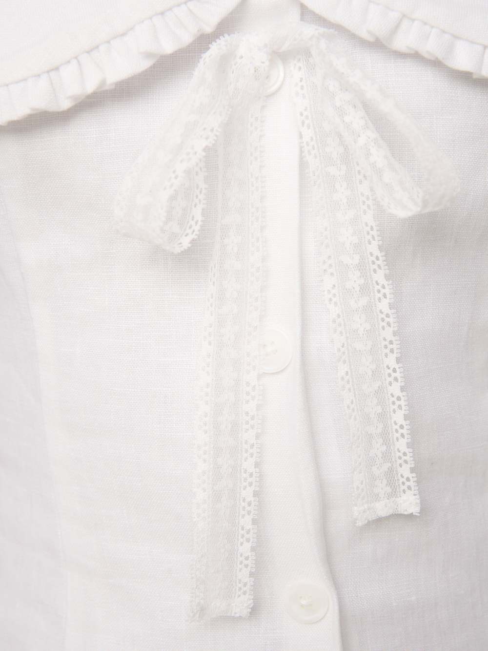 Reformation Soraya Linen Dress - White
