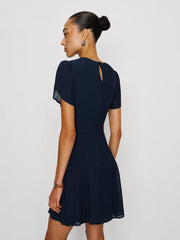 Reformation Lula Dress - Navy